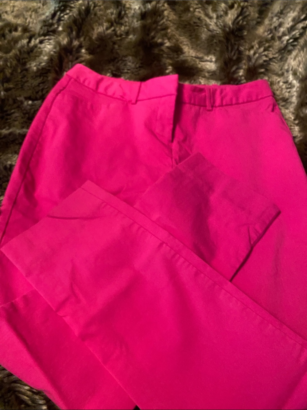 Worthington Slim Fit Women's Pants in Fuchsia Pink